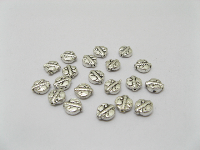2500 Metal Flat Spacer beads Jewelry finding - Click Image to Close